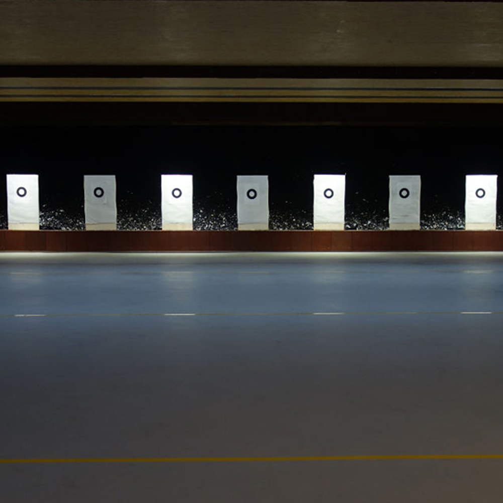 Topmoderne Raumschießanlage