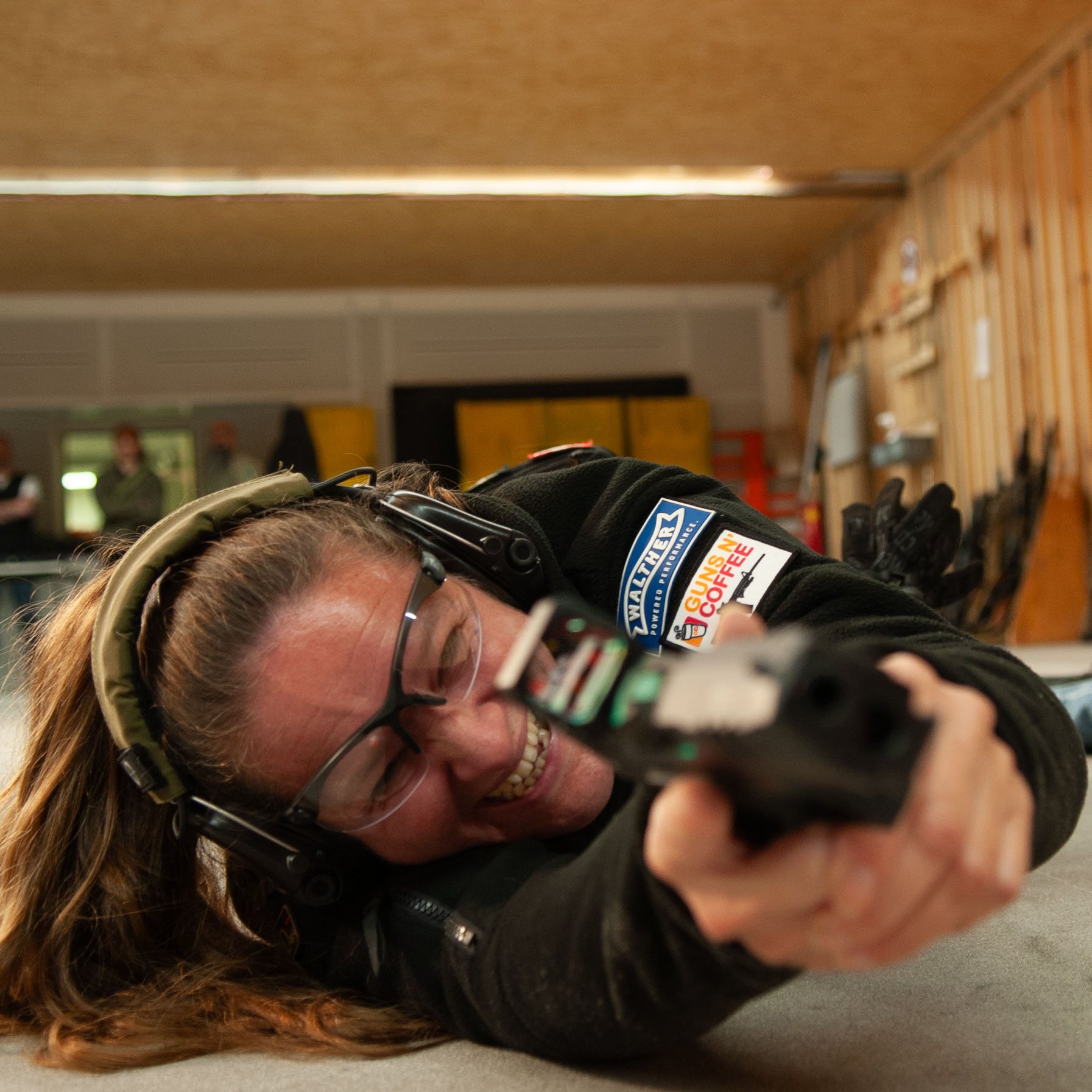 Liegende Schützenposition