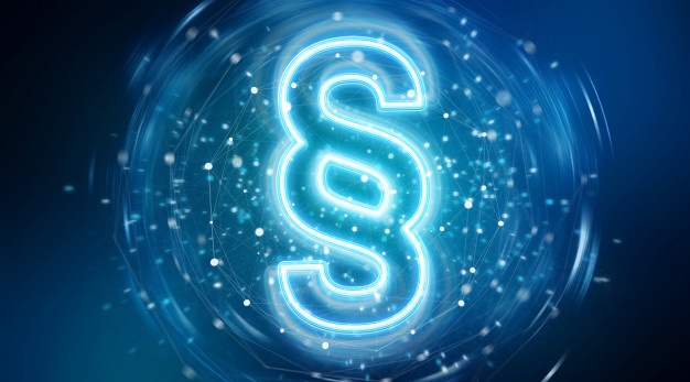 Gesetz Absatz Holographic Symbol