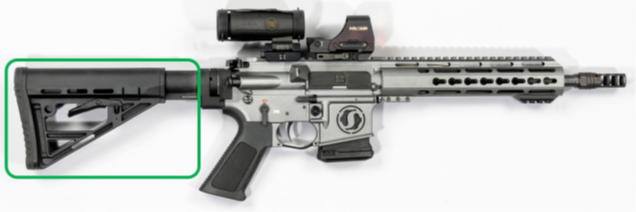 Abbildung 5 AR-15, Übersichtsaufnahme der Waffe Abbildung 5: AR-15, Übersichtsaufnahme der Waffe