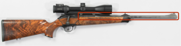 Abbildung 16 Blaser R8, Übersichtsaufnahme der Waffe Abbildung 5: AR-15, Übersichtsaufnahme der Waffe