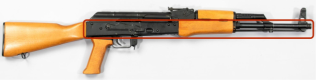 Abbildung 41 AK 47 Übersichtsaufnahme der Waffe Abbildung 5: AR-15, Übersichtsaufnahme der Waffe