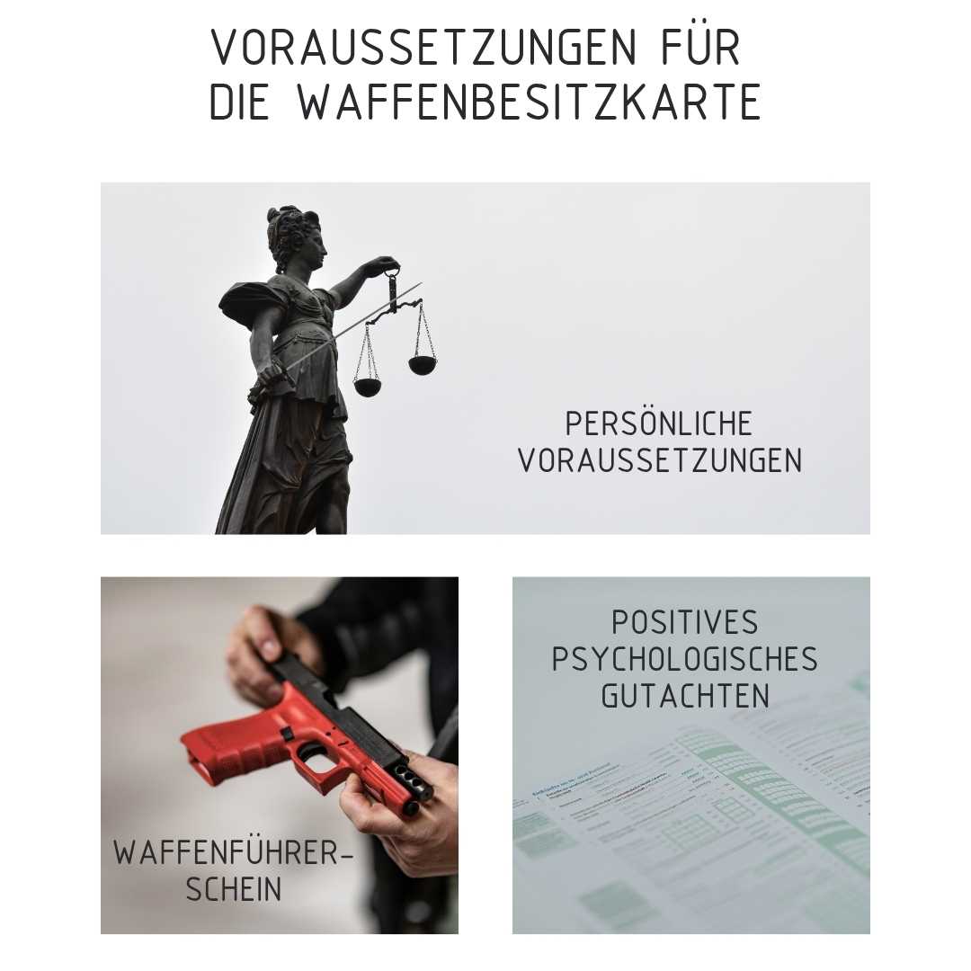 Voraussetzungen für die Waffenbesitzkarte