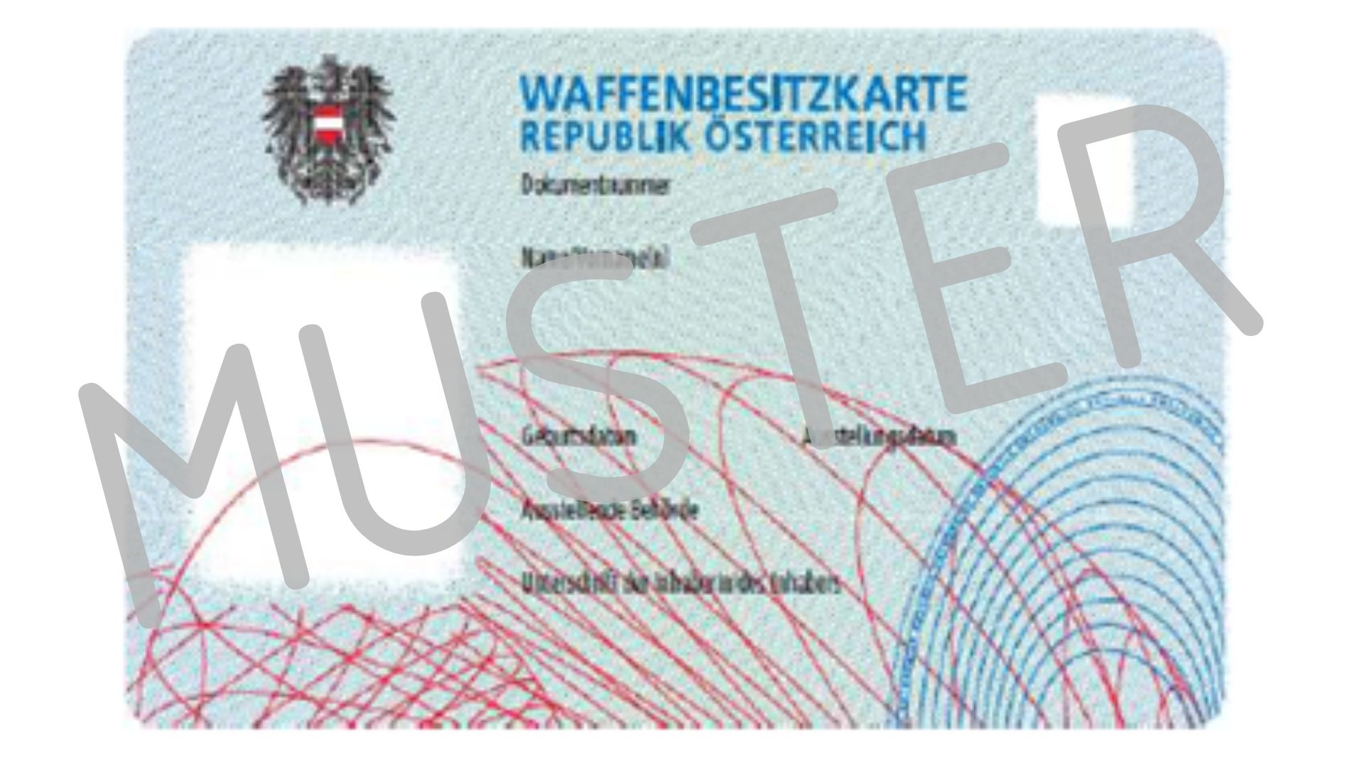 WBK MUSTER Muster Waffenbesitzkarte