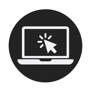 Icon PC mit Klick